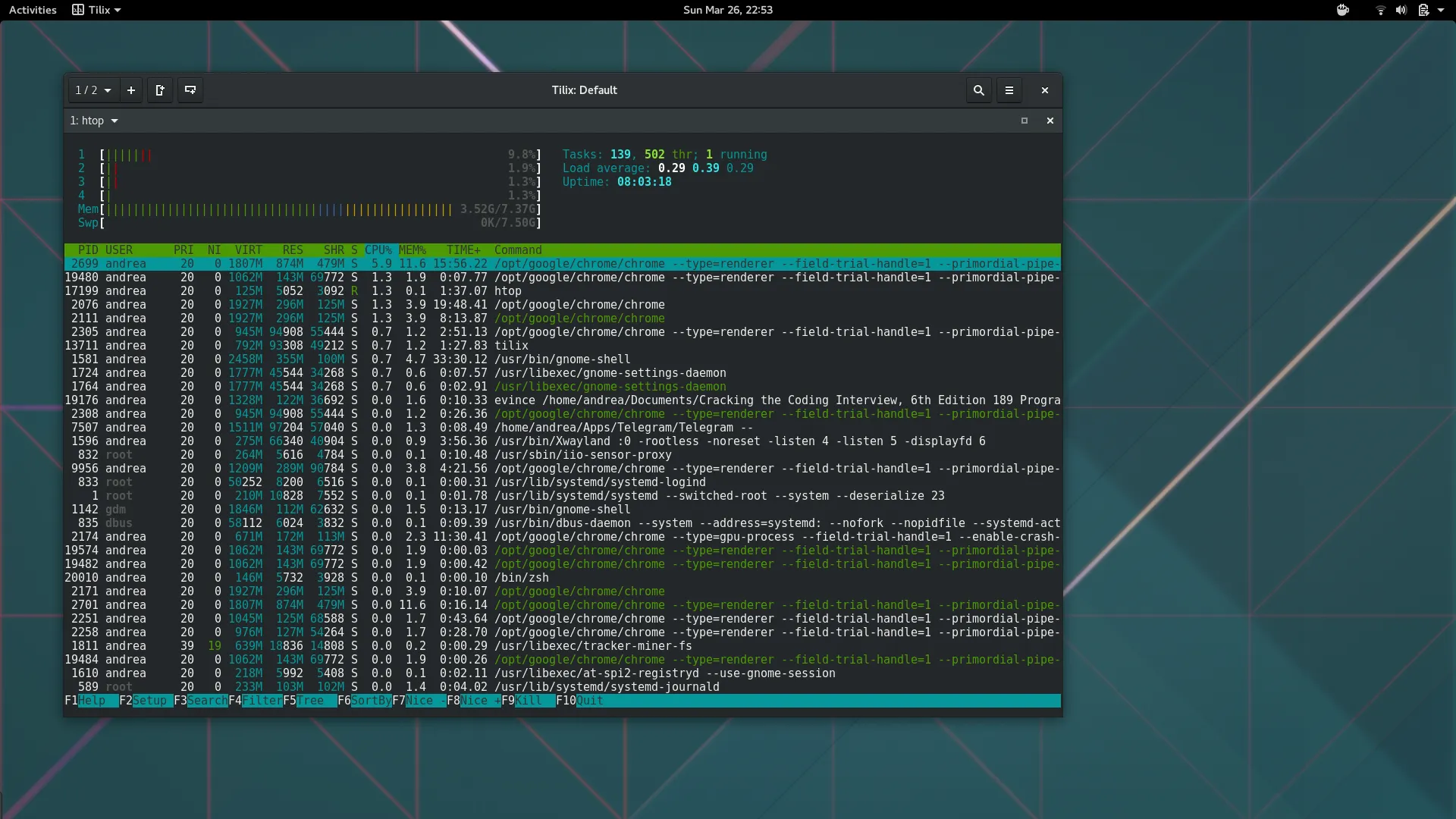 Fedora 25 Screenshot 3